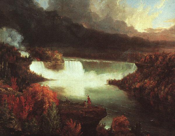 Thomas Cole Niagara Falls oil painting image